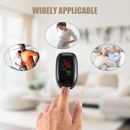 LK89 Finger Pulse Oximeter Medical Portable Blood Oxygen Oxymetre Heart Rate Saturation Meter OLED Oximetro De Dedo LED Display